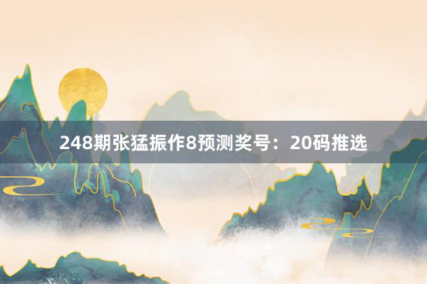 248期张猛振作8预测奖号：20码推选